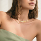 Golden Wave Necklace