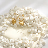 Modern Heart Style Earrings