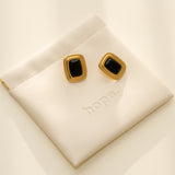 Black Onyx Earrings