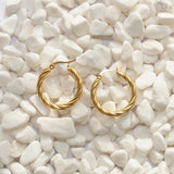 Simple Style Hoop Earrings