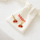 The Red Gift Story Earrings