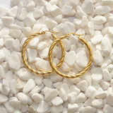 Simple Style Hoop Earrings