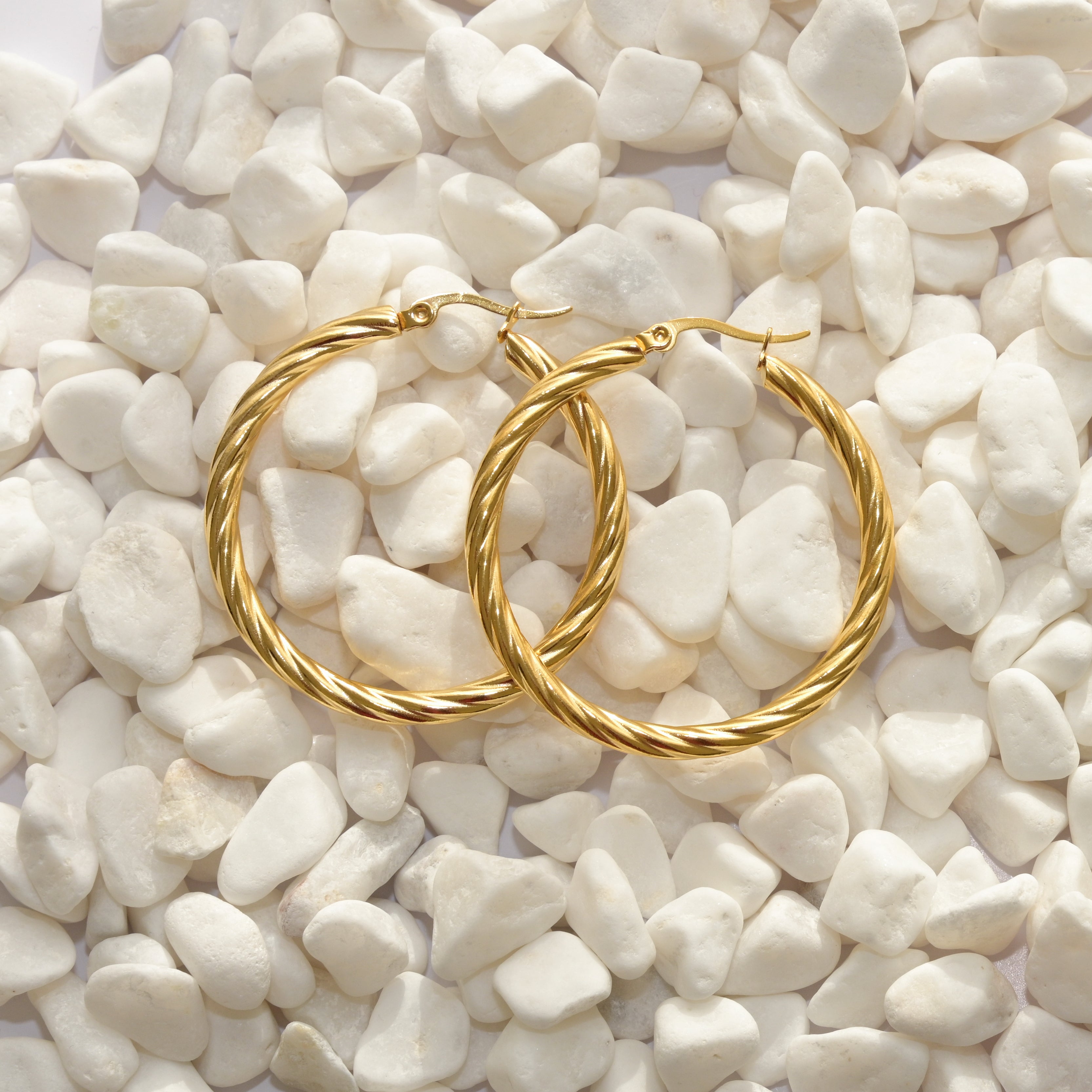 Simple Style Hoop Earrings